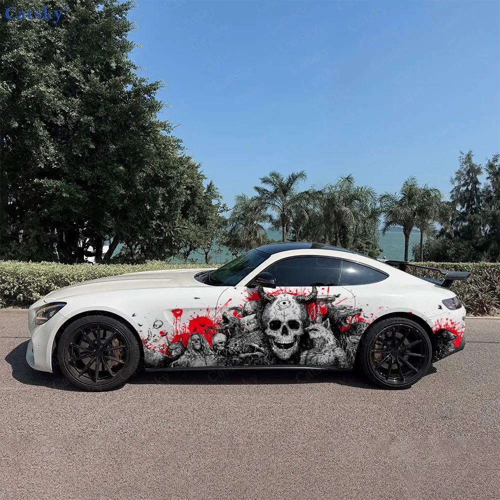 2pcs Evil Demon & Bloody Wolf Car Side Wraps, Self-Adhesive PVC Waterproof & Scratch-Resistant Stickers, Car Accessory Gift
2pcs Evil Demon & Bloody Wolf Car Side Wraps, Self-Adhesive PVC Waterproof & Scratch-Resistant Stickers, Car Accessory Gift