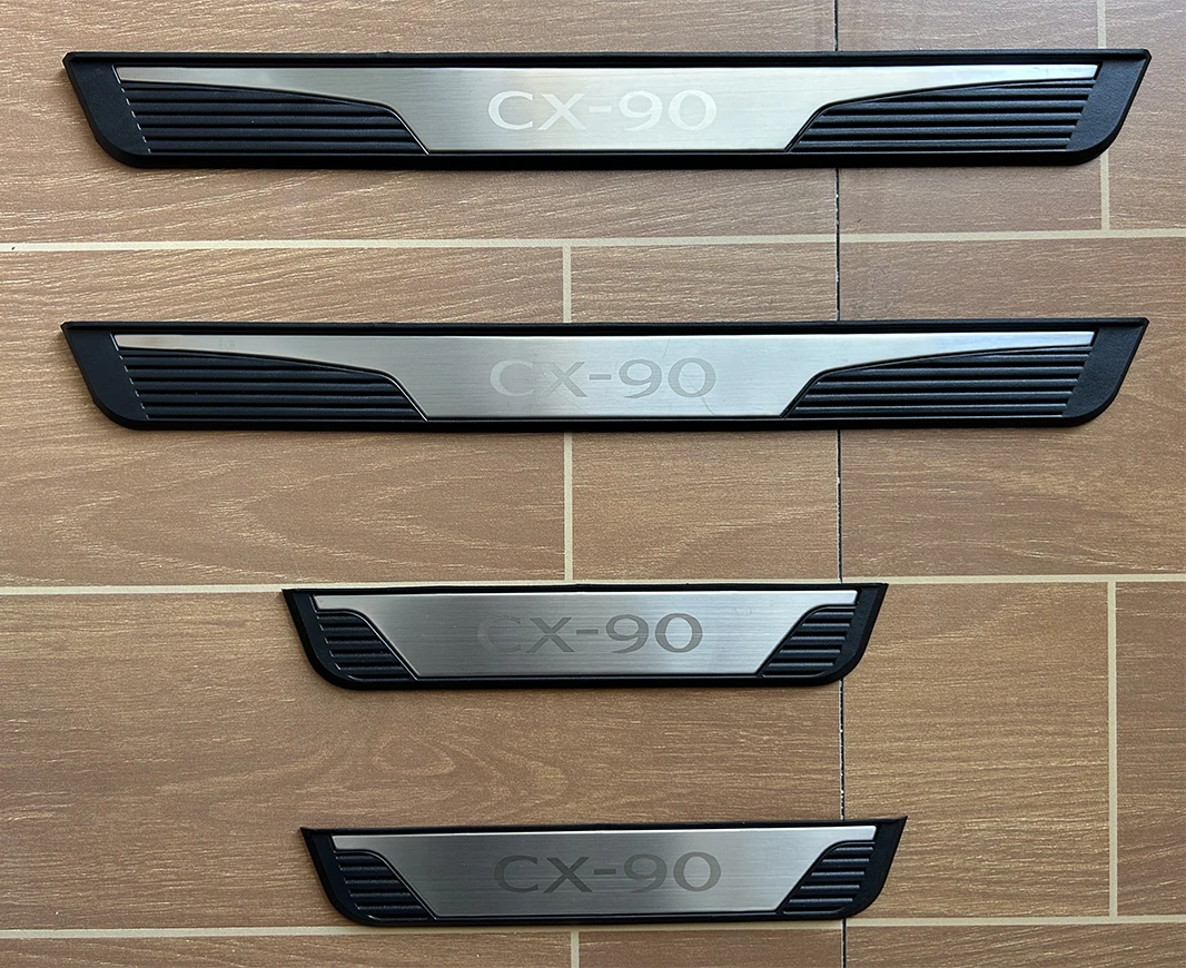 Пластик из нержавеющей стали для Mazda CX-90 CX90, накладка на пороги, педаль, порог, защитная крышка, накладка, автомобильные аксессуары
Пластик из нержавеющей стали для Mazda CX-90 CX90, накладка на пороги, педаль, порог, защитная крышка, накладка, автомобильные аксессуары