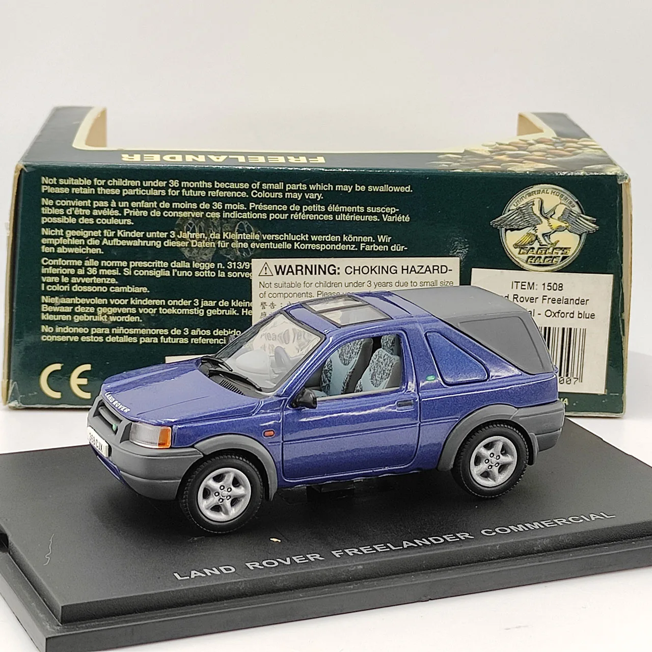 Литой под давлением LAND ROVER масштаб 1:43 Freelander коммерческий синий сплав модель автомобиля Коллекционная игрушка в подарок сувенир дисплей орнамент 
Литой под давлением LAND ROVER масштаб 1:43 Freelander коммерческий синий сплав модель автомобиля Коллекционная игрушка в подарок сувенир дисплей орнамент