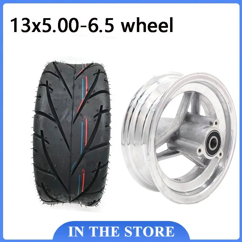 Electric scooter 13-inch tires 13x5.00-6.5 road 6-layer tires modified ATV kart vacuum tires and 6.5 inch wheels
Electric scooter 13-inch tires 13x5.00-6.5 road 6-layer tires modified ATV kart vacuum tires and 6.5 inch wheels