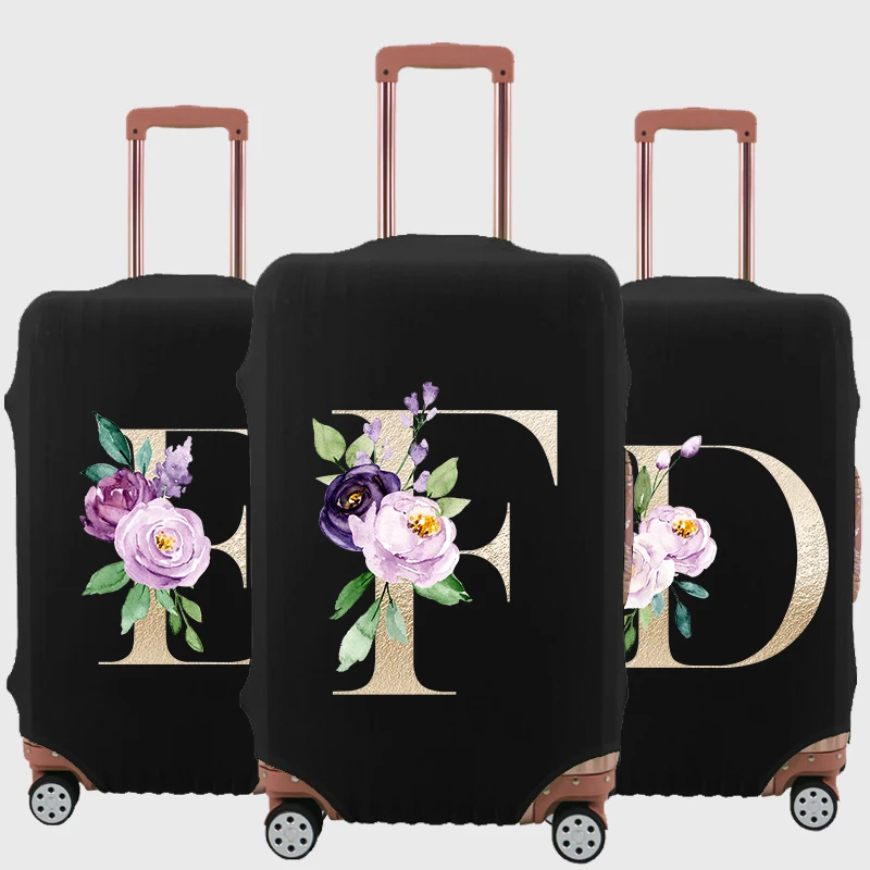Luggage Protective Cover Fashion Gold Letter Print Trolley Suitcase Elastic Dust Bags Case Travel Accessories for 18 To 32 Inch
Luggage Protective Cover Fashion Gold Letter Print Trolley Suitcase Elastic Dust Bags Case Travel Accessories for 18 To 32 Inch