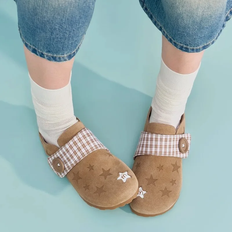 Sweet Style Women's Shoes Fashion Platform Mueller Slippers for Woman Exquisite Baotou Casual Shoes Designer Shoes Zapatos Mujer
Sweet Style Women's Shoes Fashion Platform Mueller Slippers for Woman Exquisite Baotou Casual Shoes Designer Shoes Zapatos Mujer
