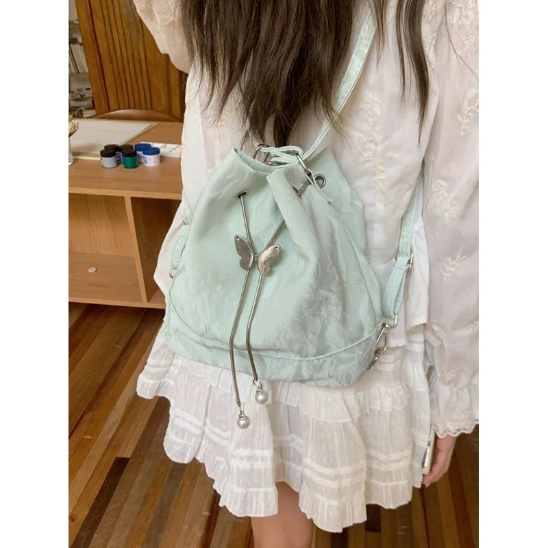 Mint Mambo Green Backpack 2026 New Bucket Bag Multi-Functional Shoulder And Underarm Bag for Stylish Storage
Mint Mambo Green Backpack 2026 New Bucket Bag Multi-Functional Shoulder And Underarm Bag for Stylish Storage