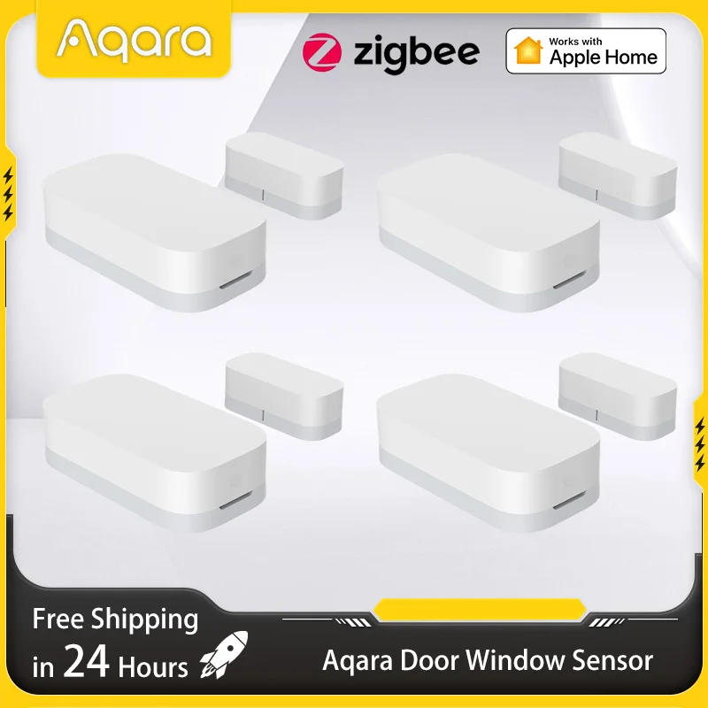 Оригинальный датчик двери и окна Aqara Zigbee, мини-дверные датчики, беспроводное соединение для умного дома, работа с приложением Xiaomi Mi HomeKit
Оригинальный датчик двери и окна Aqara Zigbee, мини-дверные датчики, беспроводное соединение для умного дома, работа с приложением Xiaomi Mi HomeKit