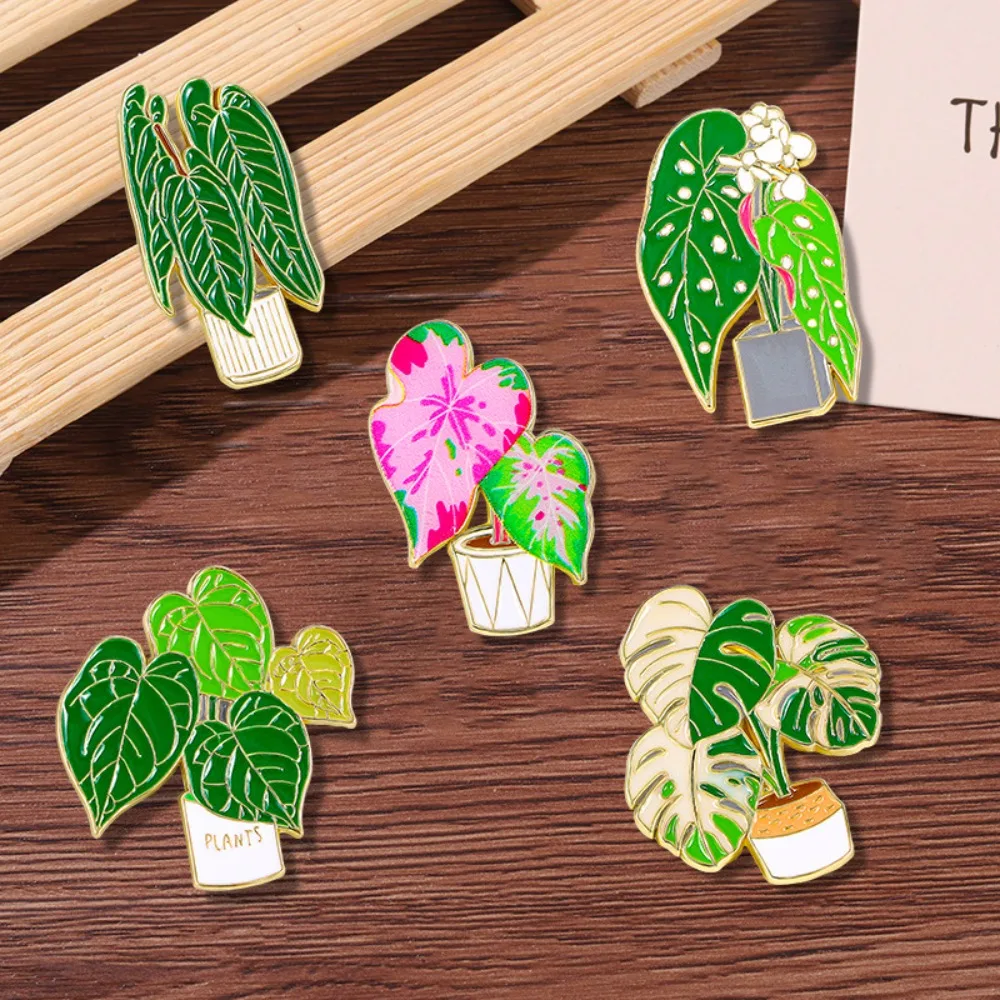 Cartoon Plant Badge Green Leaf Brooch Pin Alloy Pins DIY Clothes Backpack Decoration Adjustable Badges Decoration Crafts
Cartoon Plant Badge Green Leaf Brooch Pin Alloy Pins DIY Clothes Backpack Decoration Adjustable Badges Decoration Crafts