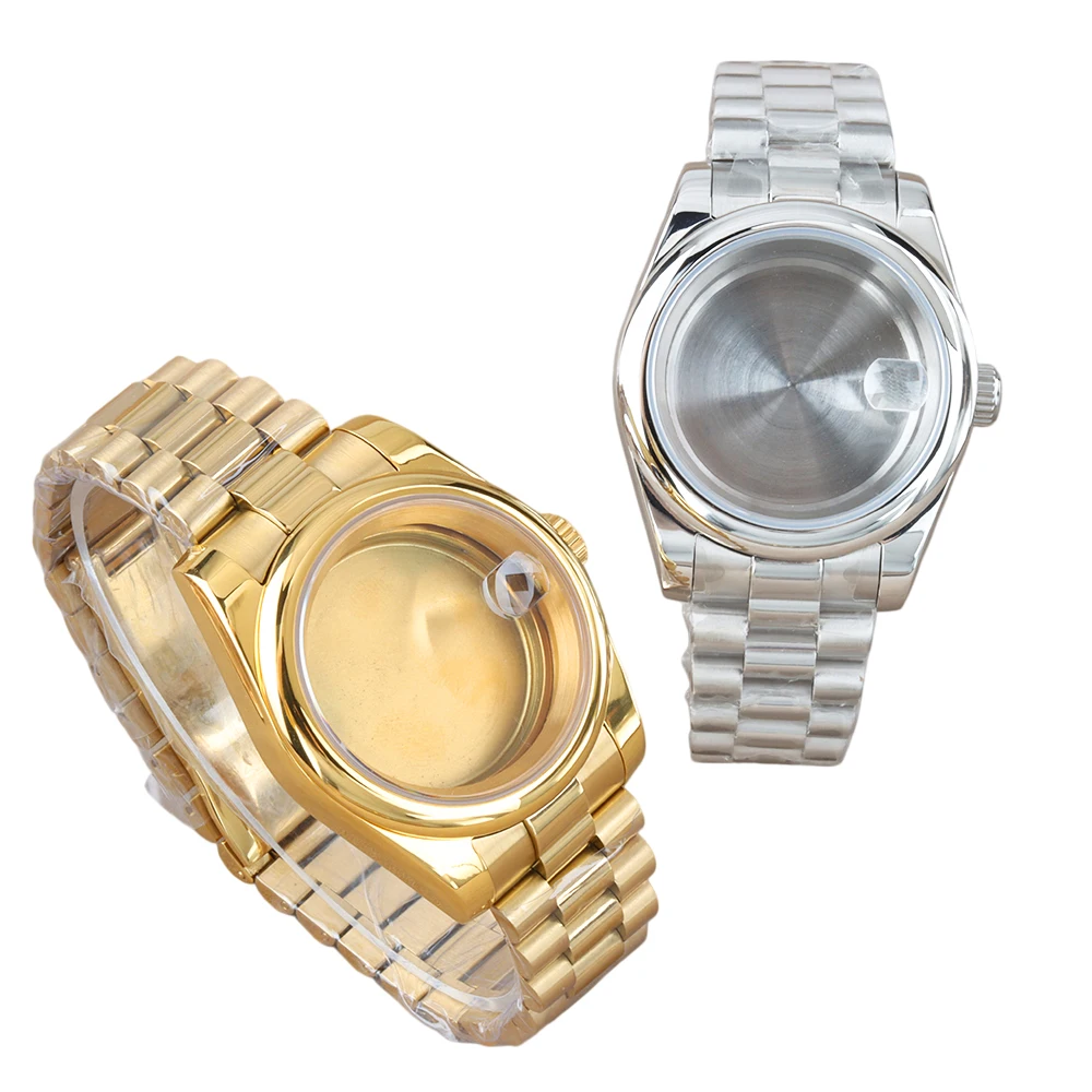 36mm 39mm NH35 Watch Case Waterproof For Seiko Datejust NH35 NH36 Movement 28.5mm Dial Stainless Steel Presidential Bracelet
36mm 39mm NH35 Watch Case Waterproof For Seiko Datejust NH35 NH36 Movement 28.5mm Dial Stainless Steel Presidential Bracelet