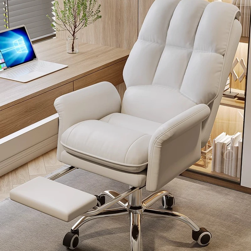 Bedroom Lounge White Office Chair Swivel Recliner Computer Office Chair Desk Boss Vanity Sillas De Oficina Home Furniture
Bedroom Lounge White Office Chair Swivel Recliner Computer Office Chair Desk Boss Vanity Sillas De Oficina Home Furniture