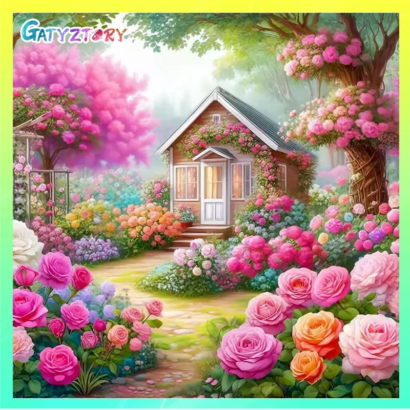 GATYZTORY 5D DIY Diamond Mosaic House Street Complete Kit Painting Pink Scenery New 2025 Embroidery Full Display Gifts for Women
GATYZTORY 5D DIY Diamond Mosaic House Street Complete Kit Painting Pink Scenery New 2025 Embroidery Full Display Gifts for Women