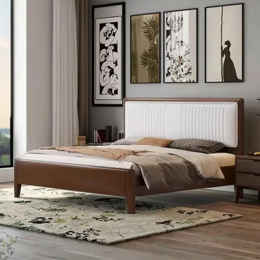 #High Quality Solid Wood Soft Bed Platform Bed Frame Storage Drawers Modern Design Eco-Friendly King Queen Double Bed Rubberwood
#High Quality Solid Wood Soft Bed Platform Bed Frame Storage Drawers Modern Design Eco-Friendly King Queen Double Bed Rubberwood