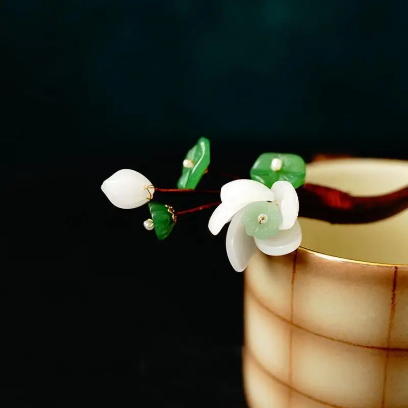 The original hairpin is silt, not stained lotus, hairpin, lotus hairpin, zen daily headdress
The original hairpin is silt, not stained lotus, hairpin, lotus hairpin, zen daily headdress