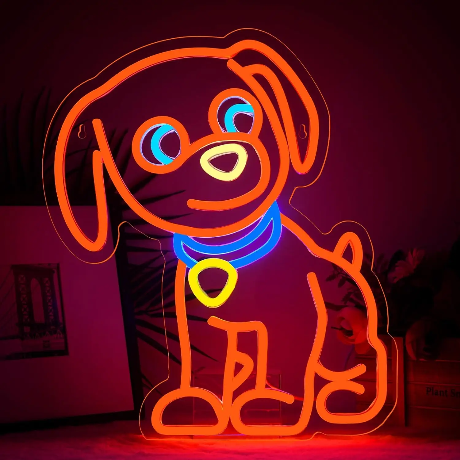 Labrador Dog Neon Sign USB Dimmable Cute Anime Puppy LED Neon Light for Living Room Bedroom Party Home Decoration Birthday Gift
Labrador Dog Neon Sign USB Dimmable Cute Anime Puppy LED Neon Light for Living Room Bedroom Party Home Decoration Birthday Gift
