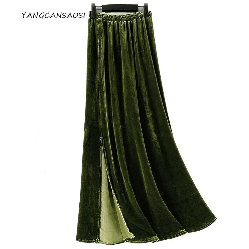 2025 женская весенне-осенняя одежда, 30% натуральный шелковый бархат, армейский зеленый эластичный пояс, прямая юбка-труба, одношаговая юбка с разрезом
2025 женская весенне-осенняя одежда, 30% натуральный шелковый бархат, армейский зеленый эластичный пояс, прямая юбка-труба, одношаговая юбка с разрезом