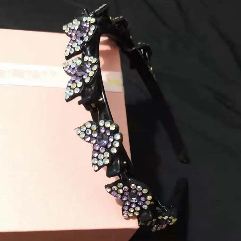 Мерцающие элегантные ленты для волос с заколками, милый французский стиль, женский обруч для волос с бабочкой, инструмент для плетения волос, головные уборы, повязка для волос, подарки
Мерцающие элегантные ленты для волос с заколками, милый французский стиль, женский обруч для волос с бабочкой, инструмент для плетения волос, головные уборы, повязка для волос, подарки