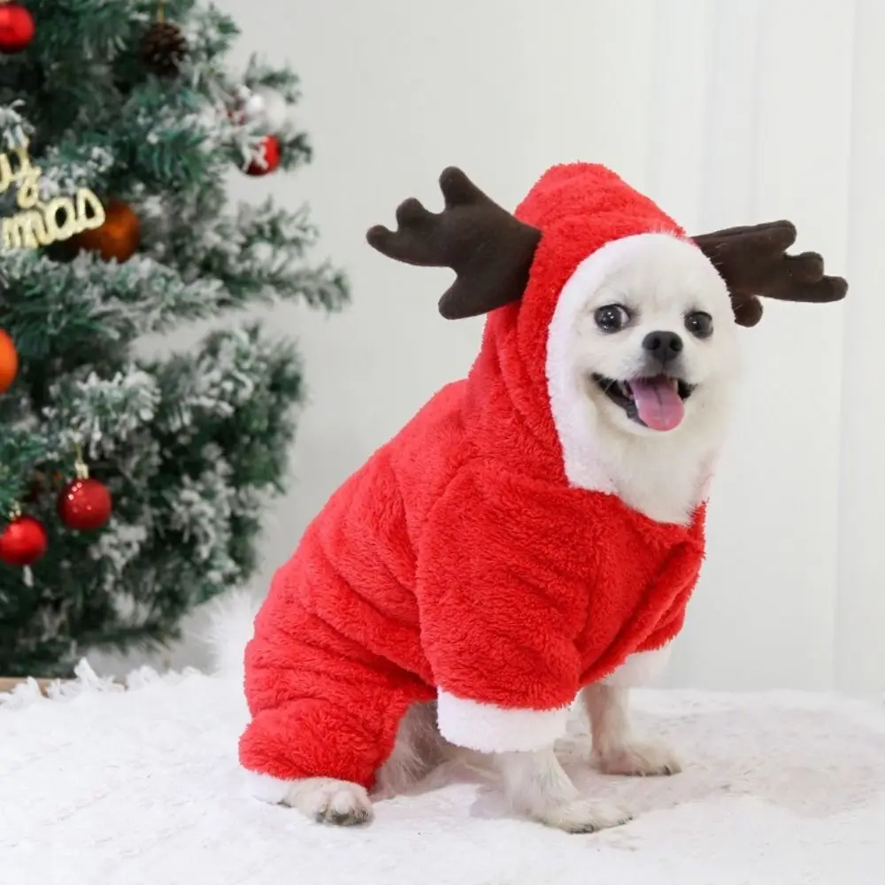 Funny Thicken Dog Coat Hoodies Cartoon Elk Pet Cosplay Clothes Comfortable Warm Christmas Dog Costume Party
Funny Thicken Dog Coat Hoodies Cartoon Elk Pet Cosplay Clothes Comfortable Warm Christmas Dog Costume Party
