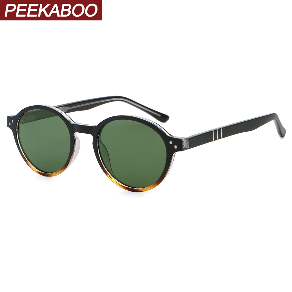 Peekaboo круглые солнцезащитные очки в стиле ретро для мужчин, черные, зеленые, женские солнцезащитные очки унисекс, uv400 CP, ацетат 2120, летние аксессуары
Peekaboo круглые солнцезащитные очки в стиле ретро для мужчин, черные, зеленые, женские солнцезащитные очки унисекс, uv400 CP, ацетат 2120, летние аксессуары