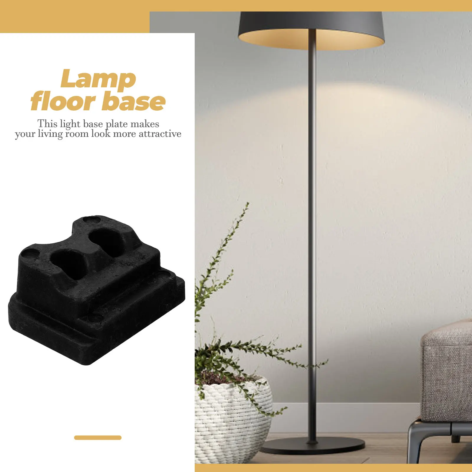 4Pcs Weighted Lamp Chassis Base Stable Replacement Desk Floor Lamp Loader Stand Counterweight for Home Decor Floor Light Stand
4Pcs Weighted Lamp Chassis Base Stable Replacement Desk Floor Lamp Loader Stand Counterweight for Home Decor Floor Light Stand