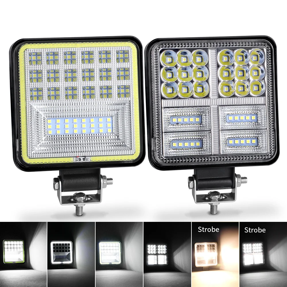Car Light Assembly Led Work Lights for Trucks 6500K 126W Angel Eye LED Light Bar For 4x4 Offroad ATV UTV Tractor Fog Lamp Yellow
Car Light Assembly Led Work Lights for Trucks 6500K 126W Angel Eye LED Light Bar For 4x4 Offroad ATV UTV Tractor Fog Lamp Yellow