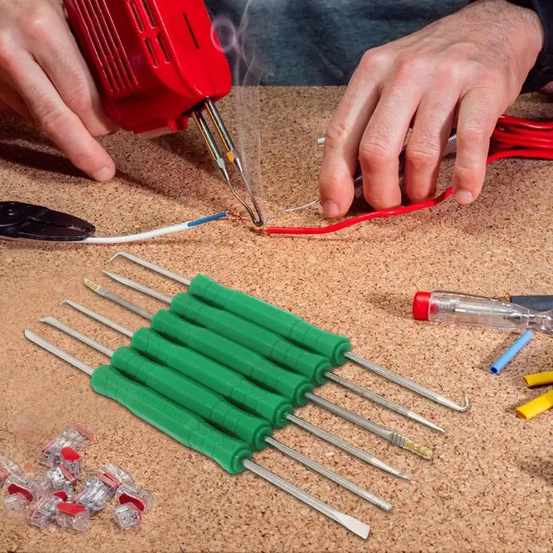 Soldering Aid Set Double Sided Welding Tool 6 Pieces Soldering Kit Repair Auxiliary Tool Professional PCB Assist Tool For
Soldering Aid Set Double Sided Welding Tool 6 Pieces Soldering Kit Repair Auxiliary Tool Professional PCB Assist Tool For