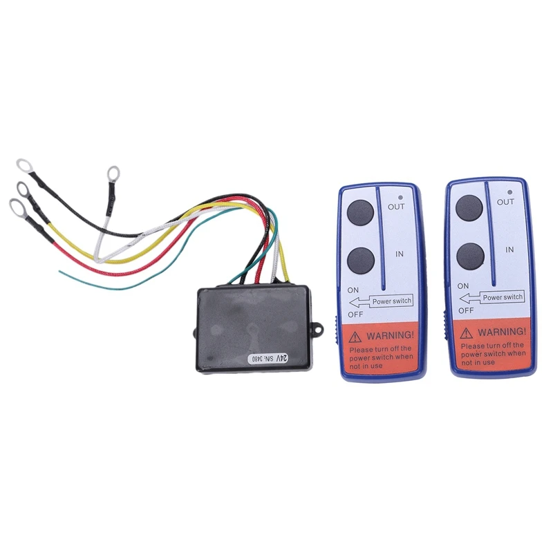 NEW-RECOVERY WIRELESS WINCH REMOTE CONTROL TWIN HANDSET ATV TRUCK 24V 24 VOLT
NEW-RECOVERY WIRELESS WINCH REMOTE CONTROL TWIN HANDSET ATV TRUCK 24V 24 VOLT