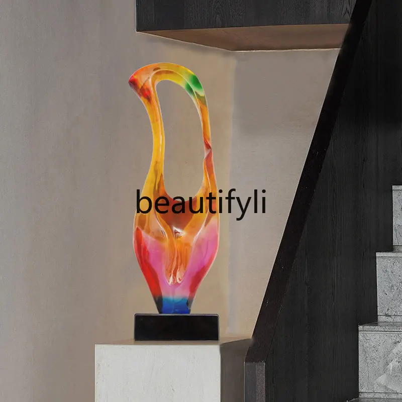 Colorful Transparent Sculpture Ornament Decoration Entrance Hotel Home Sales Office Craft
Colorful Transparent Sculpture Ornament Decoration Entrance Hotel Home Sales Office Craft