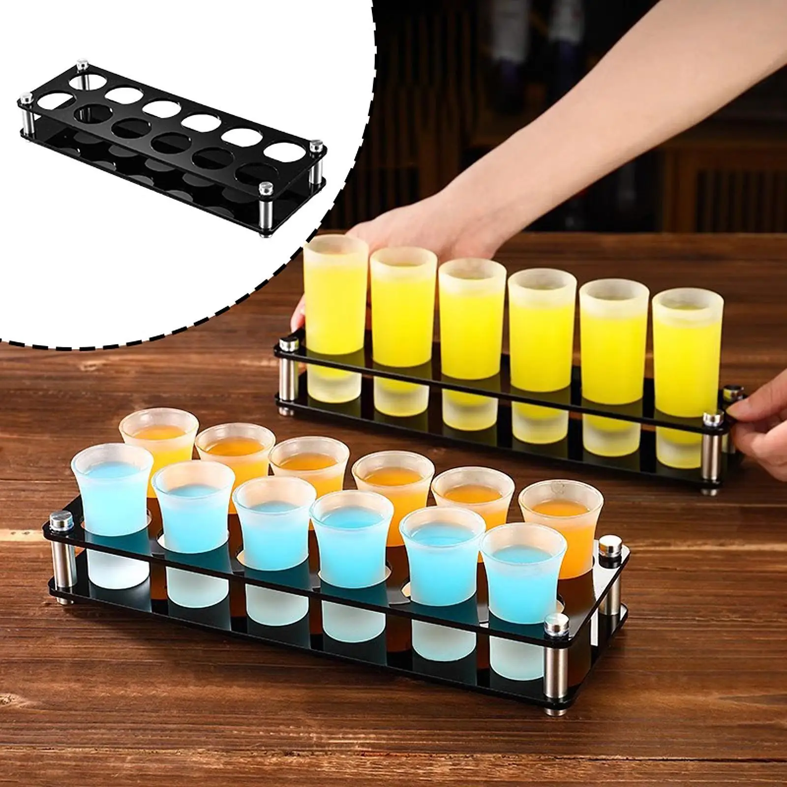 12 Hole Glass Tray Holder, Cups Organizer,3.8cm Hole,Glass Display,Wine Glasses
12 Hole Glass Tray Holder, Cups Organizer,3.8cm Hole,Glass Display,Wine Glasses