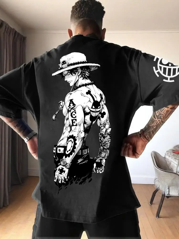 ONE PIECE Japan Anime Men's Printed T-Shirt Summer Casual Crew Neck Short Sleeve Casual Clothing Boys T-Shirt
ONE PIECE Japan Anime Men's Printed T-Shirt Summer Casual Crew Neck Short Sleeve Casual Clothing Boys T-Shirt