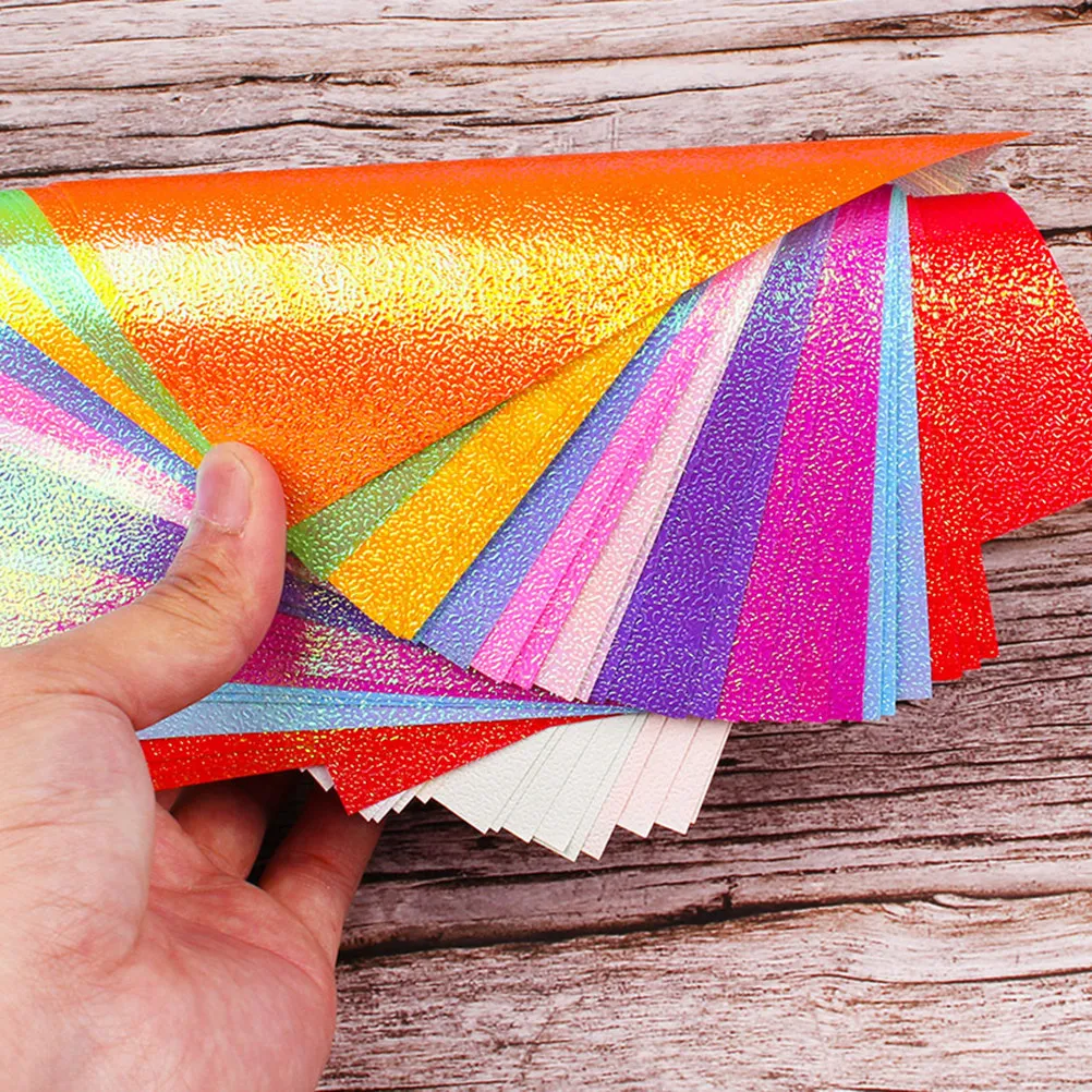 50Pcs Iridescent Glitter Folding Paper Eco-Friendly Pearl Origami Material 10 Colors 2 Sizes DIY Handcrafted Rose Paper
50Pcs Iridescent Glitter Folding Paper Eco-Friendly Pearl Origami Material 10 Colors 2 Sizes DIY Handcrafted Rose Paper
