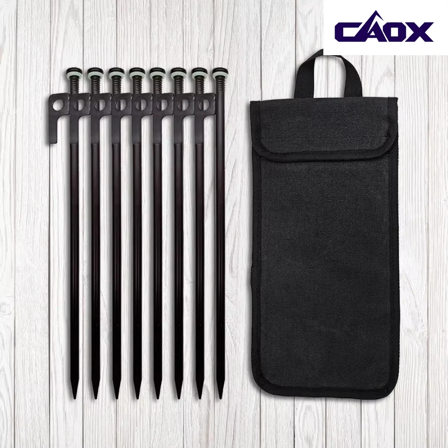 4/8Pcs Tent Stakes Forged Steel Tent Pegs Heavy Duty Ground Anchors with Storage Bag Camping Tent Spikes for Outdoor Camping
4/8Pcs Tent Stakes Forged Steel Tent Pegs Heavy Duty Ground Anchors with Storage Bag Camping Tent Spikes for Outdoor Camping