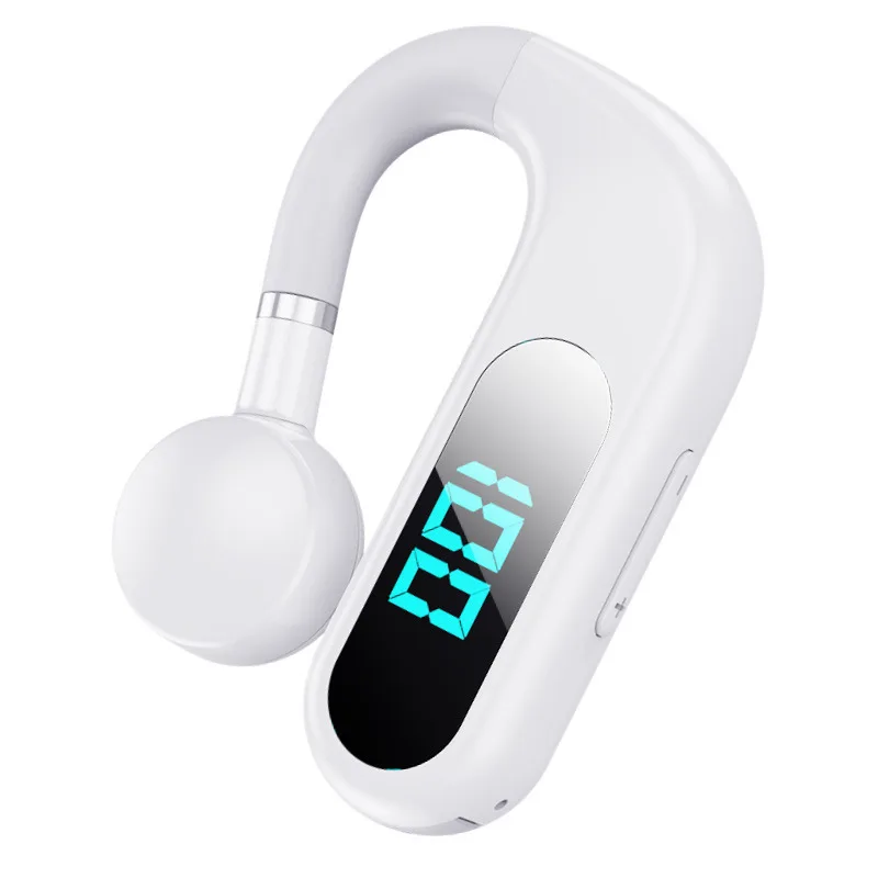 Wireless Bluetooth Bone Conduction Monaural On-ear Headphones Noise Reduction Headsets With Digital Display For Music Esports
Wireless Bluetooth Bone Conduction Monaural On-ear Headphones Noise Reduction Headsets With Digital Display For Music Esports