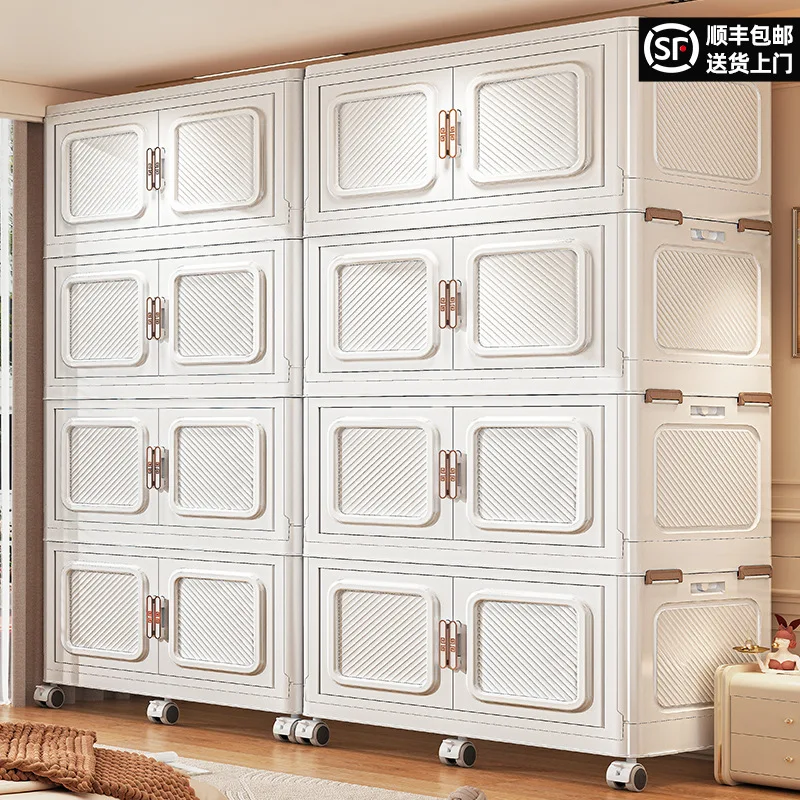 Large Capacity Foldable Multi-Tier Storage Cabinet for Home Use No Assembly Required Plastic Organizer for Snacks Clothes and
Large Capacity Foldable Multi-Tier Storage Cabinet for Home Use No Assembly Required Plastic Organizer for Snacks Clothes and