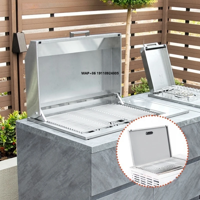 Newly Upgraded Outdoor Kitchen Top Embedded 304 Stainless Steel 4 Burner Built-In Gas BBQ Grill High Quality Single Sided Burner
Newly Upgraded Outdoor Kitchen Top Embedded 304 Stainless Steel 4 Burner Built-In Gas BBQ Grill High Quality Single Sided Burner