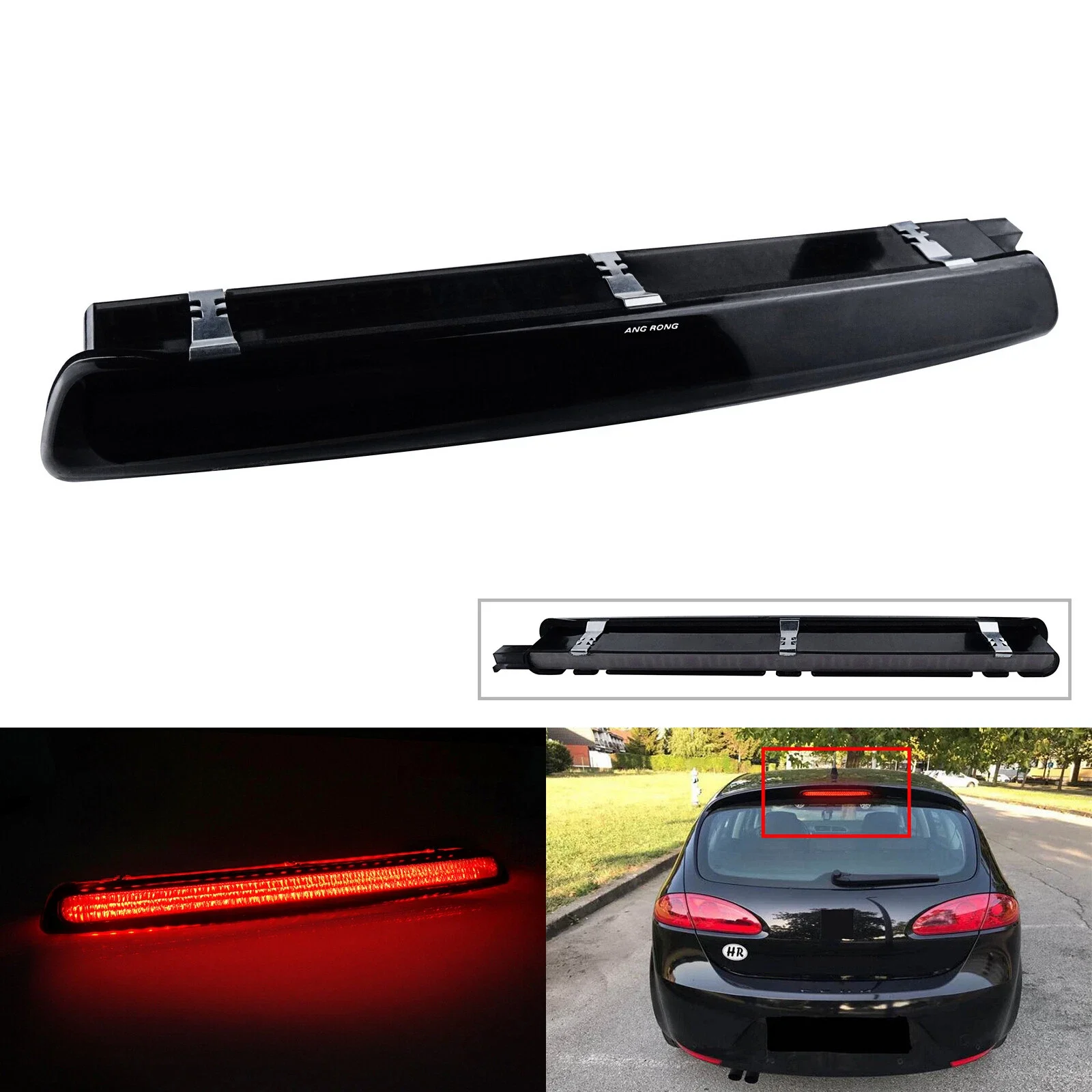 Black Lens For SEAT Ibiza MK4 08-17 Leon MK2 09-12 Rear LED 3RD High Level Brake Light Red 6J0945097B,6J0945097A
Black Lens For SEAT Ibiza MK4 08-17 Leon MK2 09-12 Rear LED 3RD High Level Brake Light Red 6J0945097B,6J0945097A