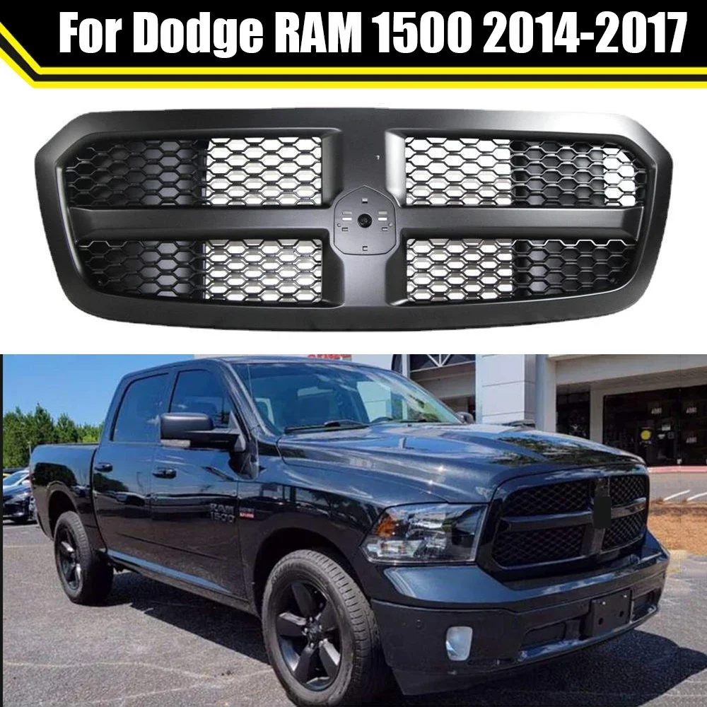 For Dodge RAM 1500 2014-2017 Racing Grills Decoration Car Front Grid Racing Grills ABS Matte Black Bumper Grille
For Dodge RAM 1500 2014-2017 Racing Grills Decoration Car Front Grid Racing Grills ABS Matte Black Bumper Grille