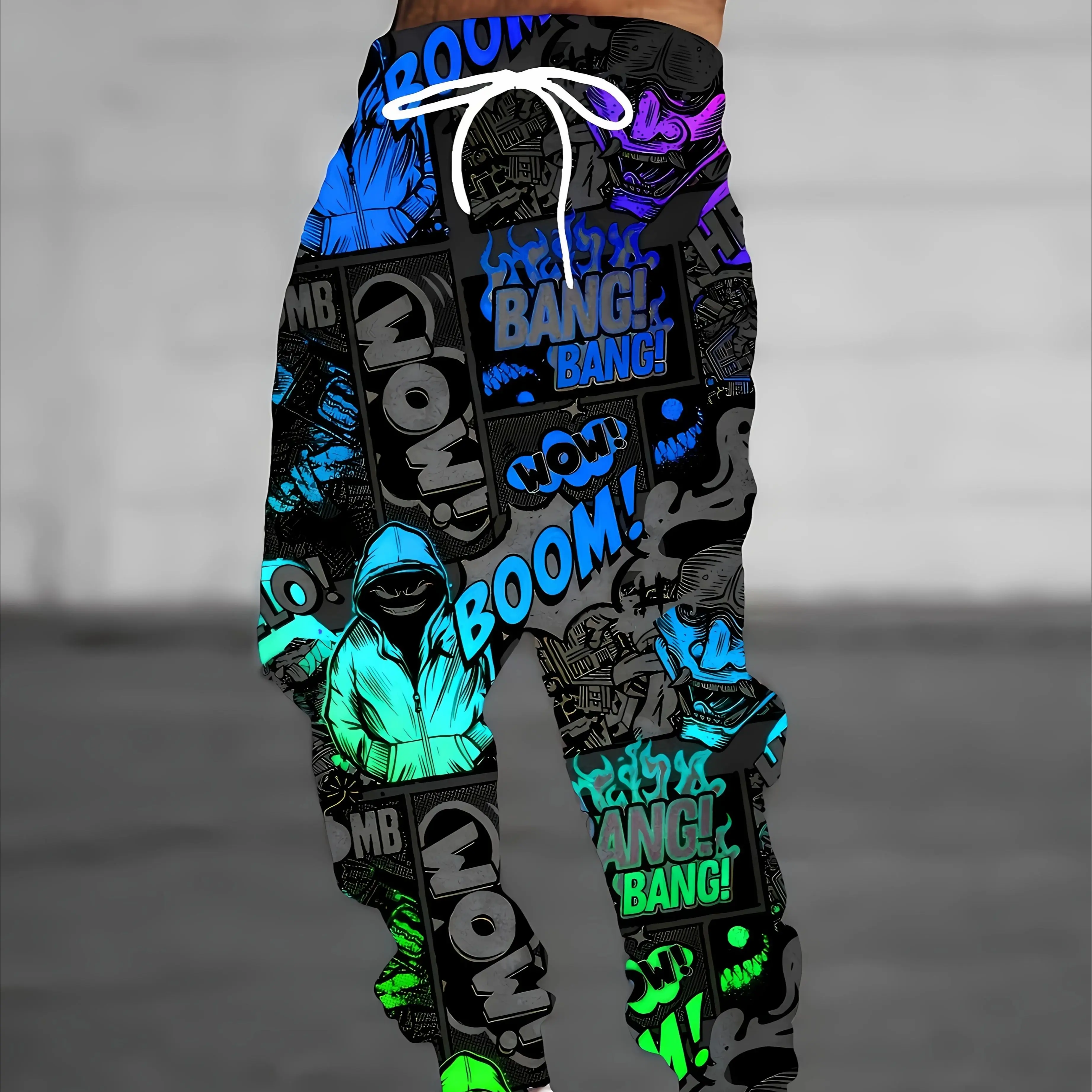 2026 Summer Fashionable New Hip-hop Comic Style Loose Pants 3D Printed Y2K Street Style Straight Leg Pants Large Size
2026 Summer Fashionable New Hip-hop Comic Style Loose Pants 3D Printed Y2K Street Style Straight Leg Pants Large Size