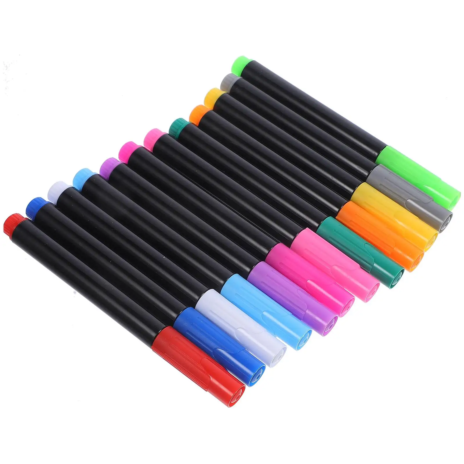 12 Pcs Liquid Chalk Markers Fine Tip Blackboard Pens Graffiti 12 Colors Erasable School Wall Glass Acrylic Board Dry Marker Pen
12 Pcs Liquid Chalk Markers Fine Tip Blackboard Pens Graffiti 12 Colors Erasable School Wall Glass Acrylic Board Dry Marker Pen