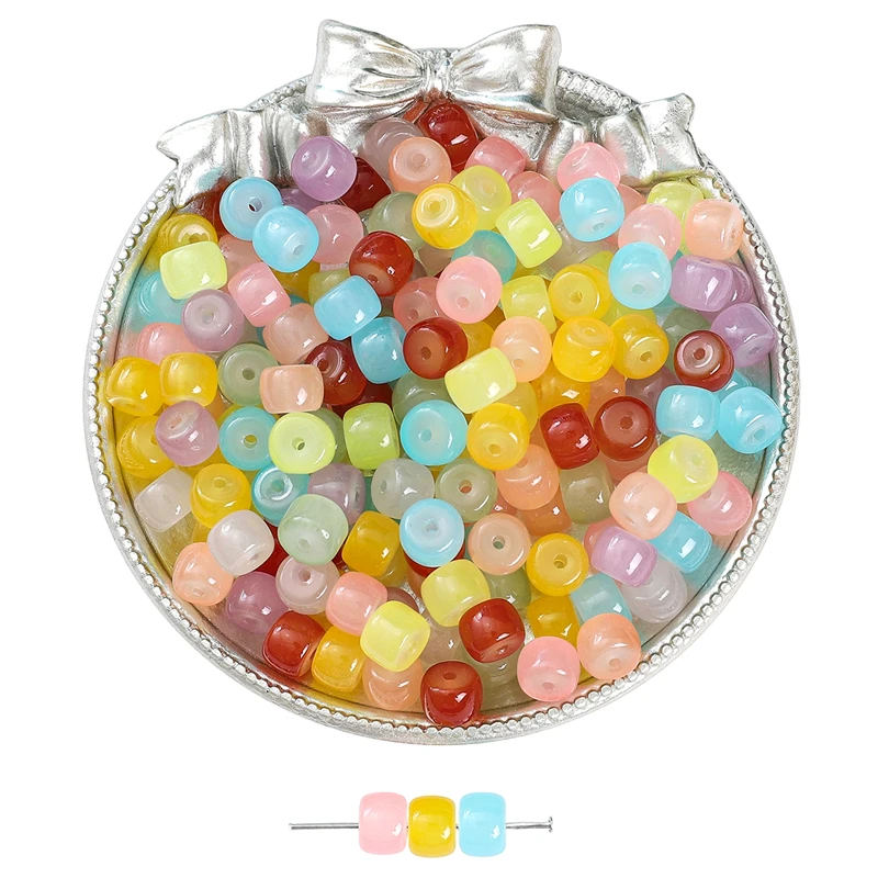 8x6mm 30pcs Round Glass beads imitating jade Loose Spacer Beads for Jewelry Makeing Diy Handmade Bracelets Accessories
8x6mm 30pcs Round Glass beads imitating jade Loose Spacer Beads for Jewelry Makeing Diy Handmade Bracelets Accessories