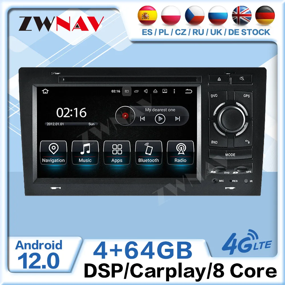 For Audi A8 1994 1995 1996 1997 1998 1999 2000 2001 2002 2003 Android Car Radio 2 Din Carplay Automotive Screen Multimedia Auto
For Audi A8 1994 1995 1996 1997 1998 1999 2000 2001 2002 2003 Android Car Radio 2 Din Carplay Automotive Screen Multimedia Auto