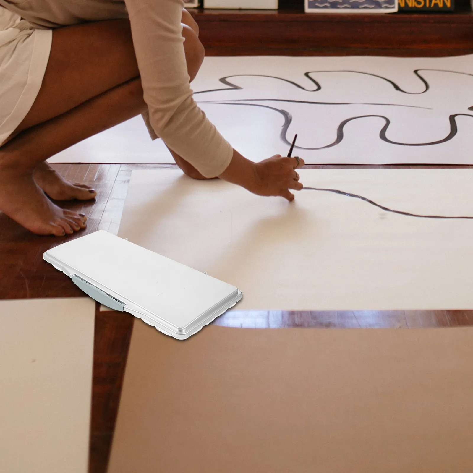 Watercolor Pigment Box Plastic Palette Round Corner Portable Paint Mixing Tray for Oil Gouache Watercolor Painting Art Supplies
Watercolor Pigment Box Plastic Palette Round Corner Portable Paint Mixing Tray for Oil Gouache Watercolor Painting Art Supplies