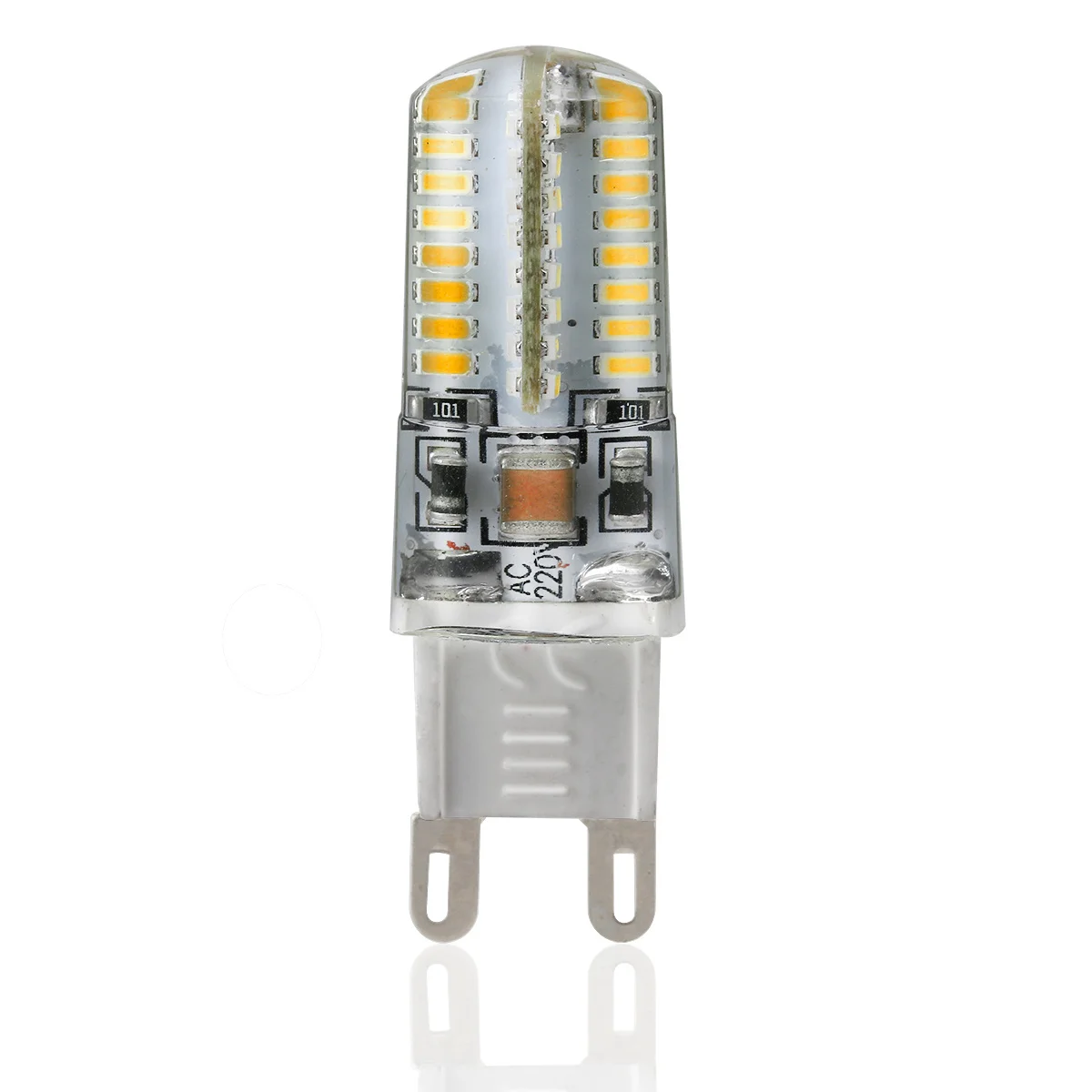 5Pcs G9 LED Bulb Warm White 3W 220-240V 64 Smd 3014 Leds 230lm 2800-3000k Energy Saving LED Spotlight Lamps for Home Office 
5Pcs G9 LED Bulb Warm White 3W 220-240V 64 Smd 3014 Leds 230lm 2800-3000k Energy Saving LED Spotlight Lamps for Home Office