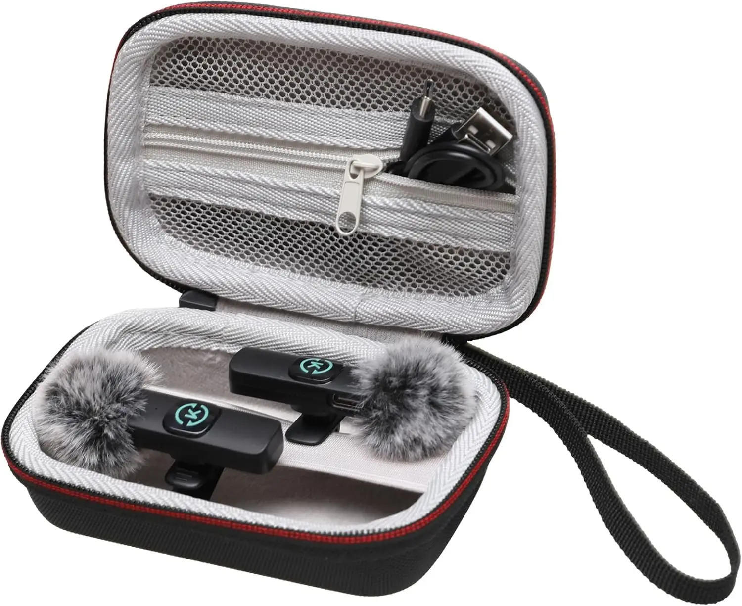 LTGEM Case for Wireless Lavalier Lapel Microphone travel storage bag(only case!)
LTGEM Case for Wireless Lavalier Lapel Microphone travel storage bag(only case!)