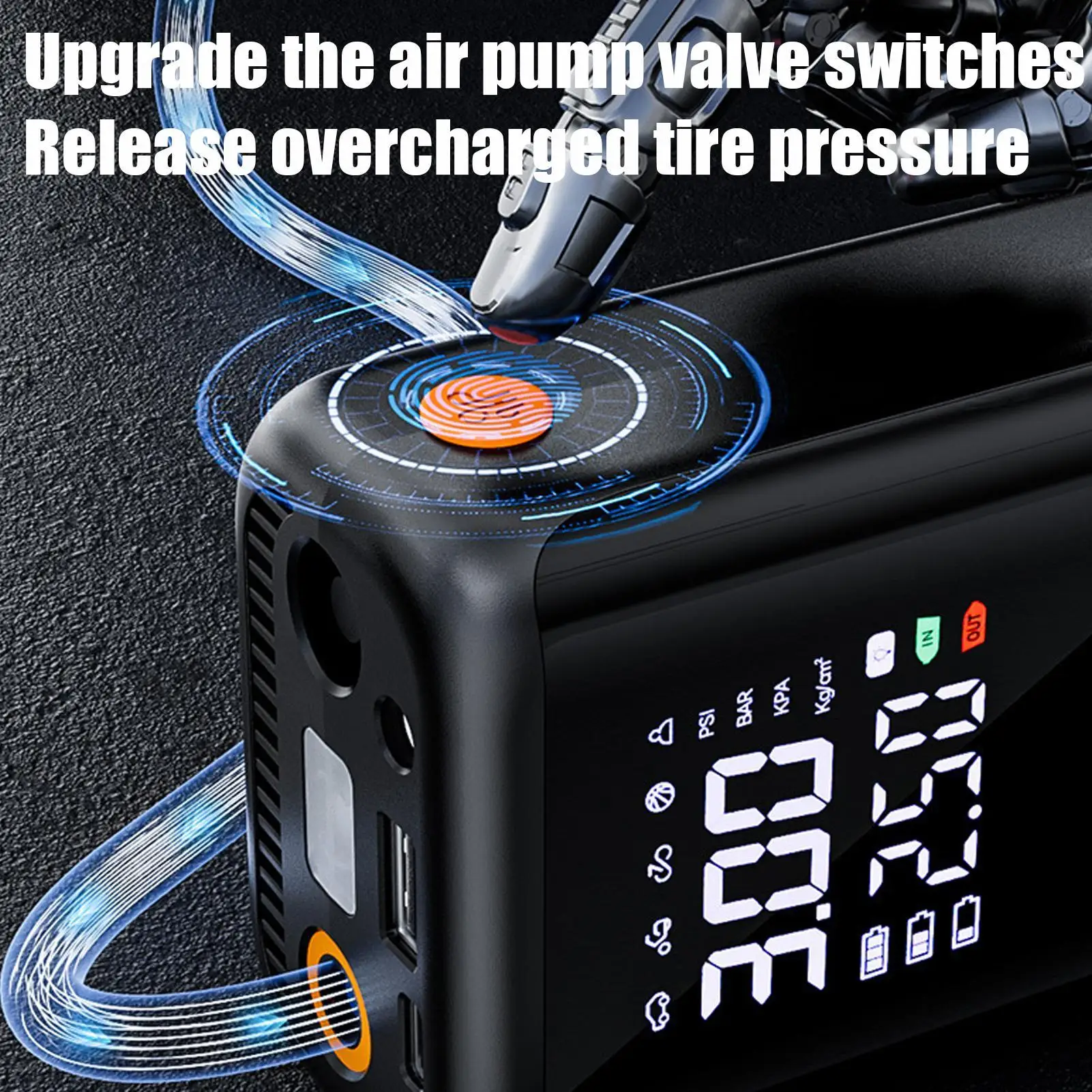 60 Вт автомобильный насос для накачивания шин портативный воздушный компрессор электрический воздушный насос для шин с манометром интеллектуальный цифровой насос для накачивания
60 Вт автомобильный насос для накачивания шин портативный воздушный компрессор электрический воздушный насос для шин с манометром интеллектуальный цифровой насос для накачивания