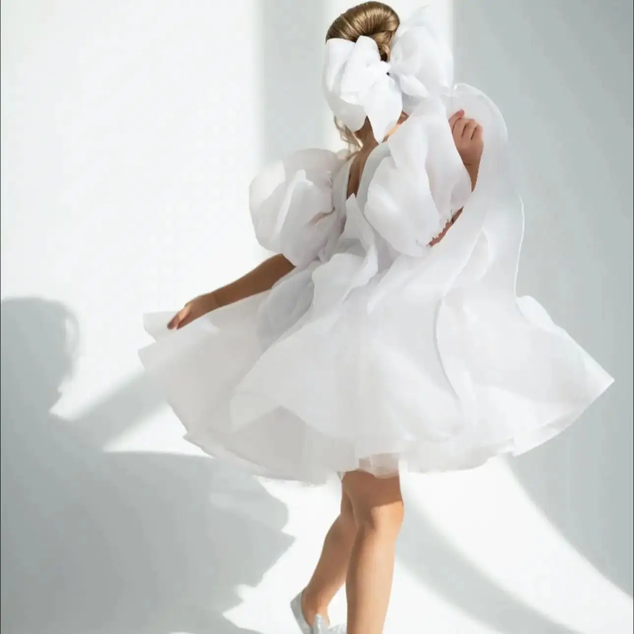White Boho Flower Girl Dresses For Wedding Customized Short Sleeve Litter Kids Baby Birthday Gowns First Communion Dresses
White Boho Flower Girl Dresses For Wedding Customized Short Sleeve Litter Kids Baby Birthday Gowns First Communion Dresses