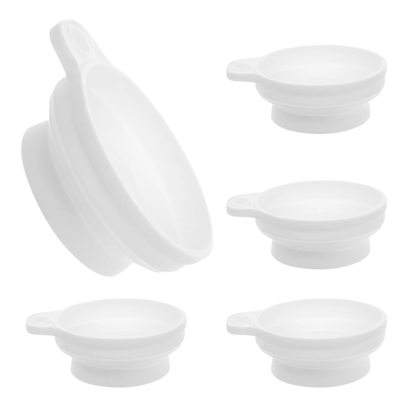 5pcs Silicone Oil Injector Funnels Double Layer Foldable Kitchen Tools for Bottles Vinegar Liquids Transfer Portable
5pcs Silicone Oil Injector Funnels Double Layer Foldable Kitchen Tools for Bottles Vinegar Liquids Transfer Portable