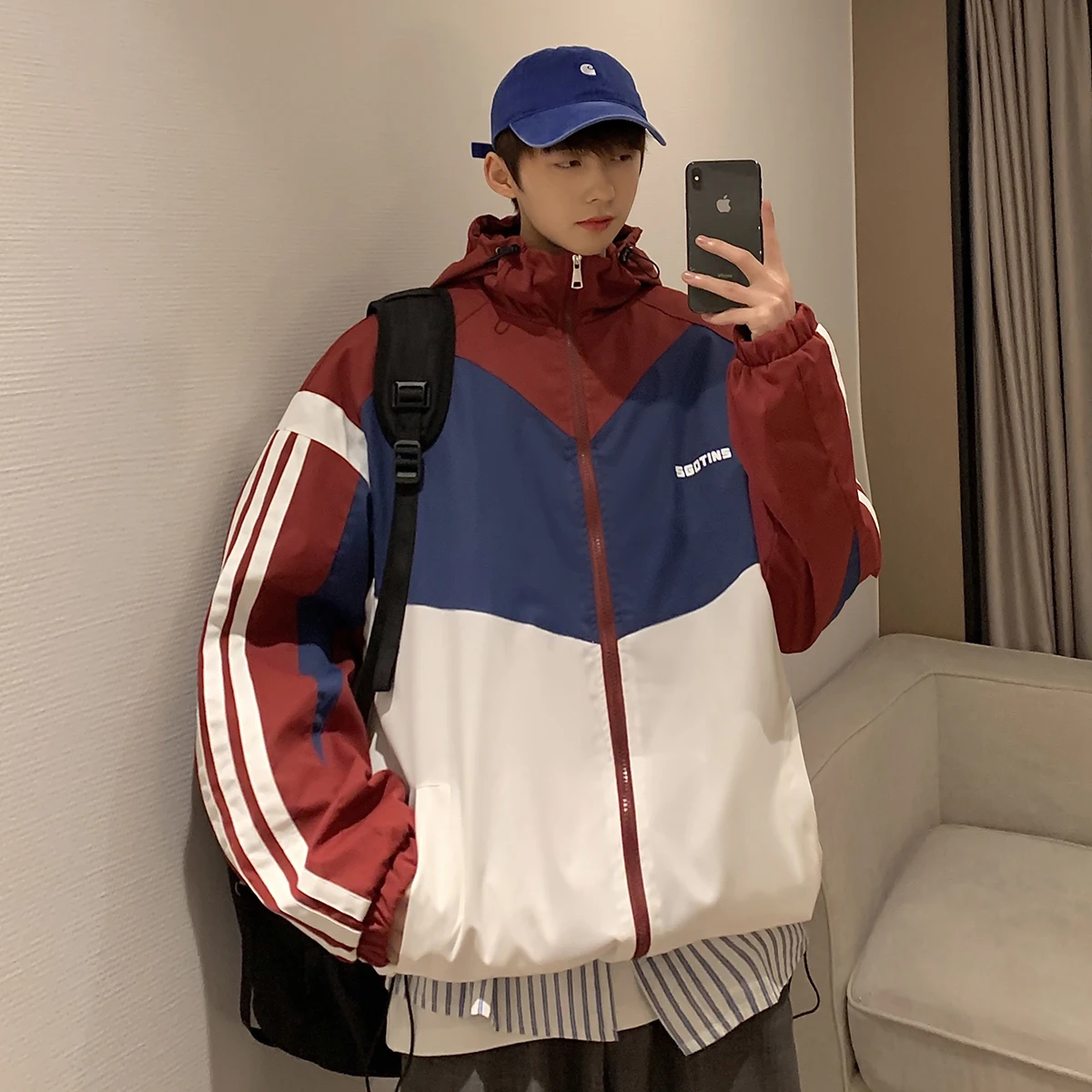 Men's Pilot Jaet Coat Spring Autumn Hooded Spor Sli Windproof Long Sve Zipper Decorated Casual Outerwear
Men's Pilot Jaet Coat Spring Autumn Hooded Spor Sli Windproof Long Sve Zipper Decorated Casual Outerwear