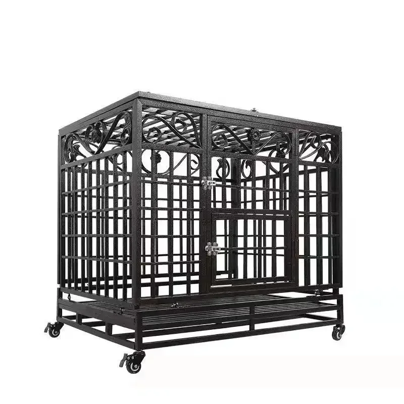 Folding Strong Galvanized Metal Frame Removable Tray Lockable Wheels Duty Dog Kennel Crate Cage for Large Dog Breeds on sale
Folding Strong Galvanized Metal Frame Removable Tray Lockable Wheels Duty Dog Kennel Crate Cage for Large Dog Breeds on sale