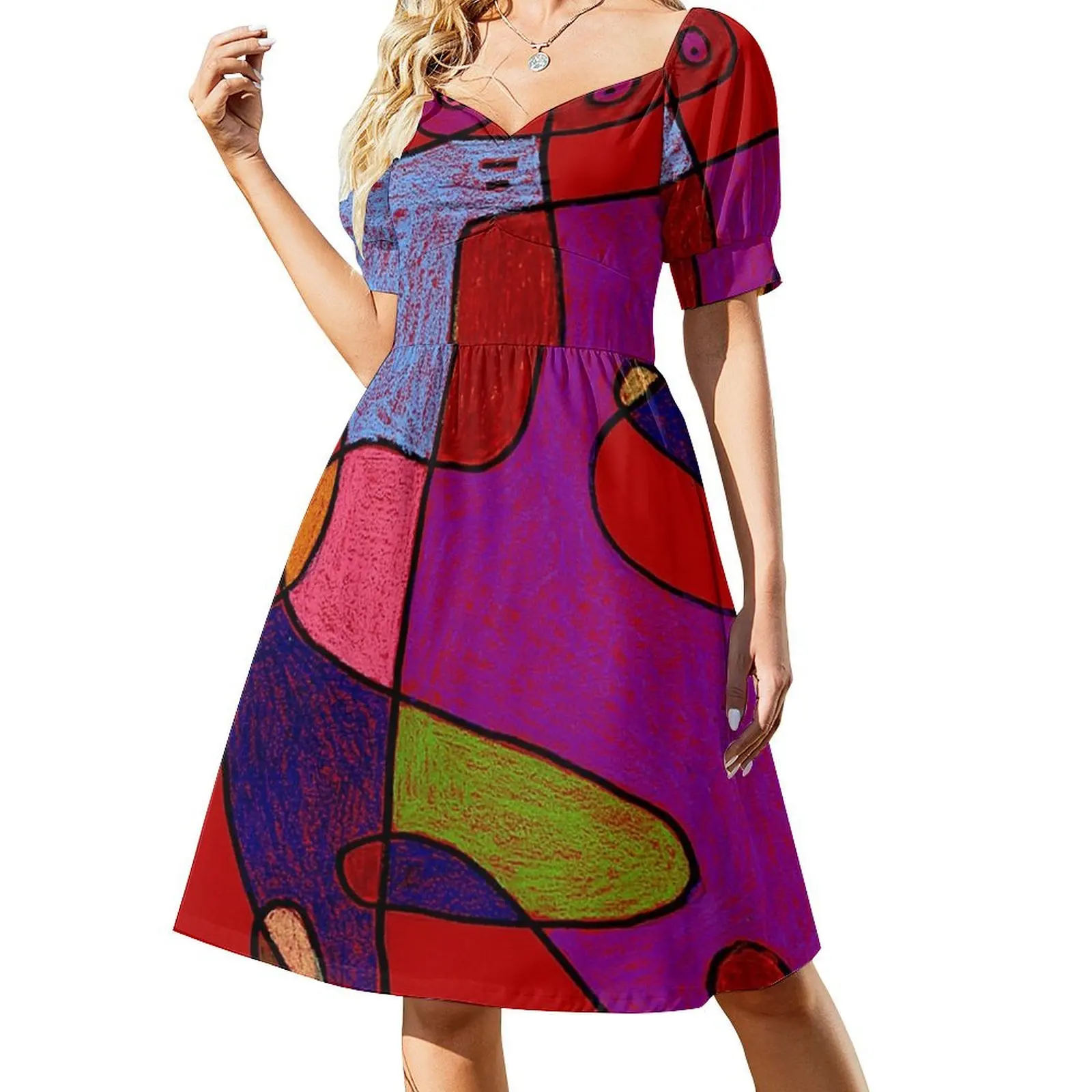 Paul Klee Short-Sleeved Dress Casual dresses Long dresses Woman dresses clothing women summer 2025
Paul Klee Short-Sleeved Dress Casual dresses Long dresses Woman dresses clothing women summer 2025