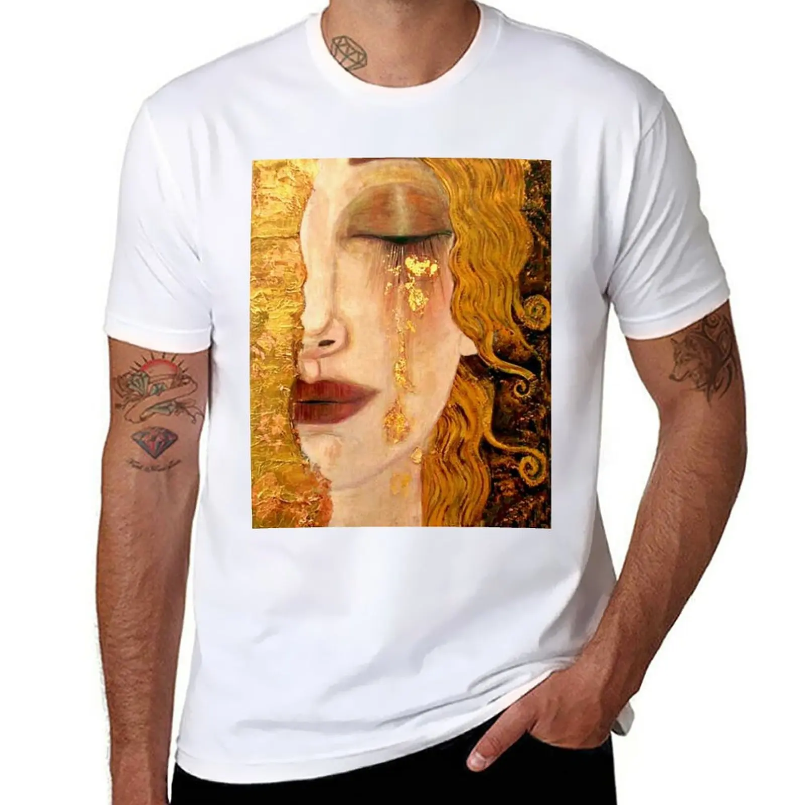 New Freya's Tears (Golden Tears) portrait by Gustav Klimt T-Shirt sublime t shirt Aesthetic clothing T-shirt men
New Freya's Tears (Golden Tears) portrait by Gustav Klimt T-Shirt sublime t shirt Aesthetic clothing T-shirt men