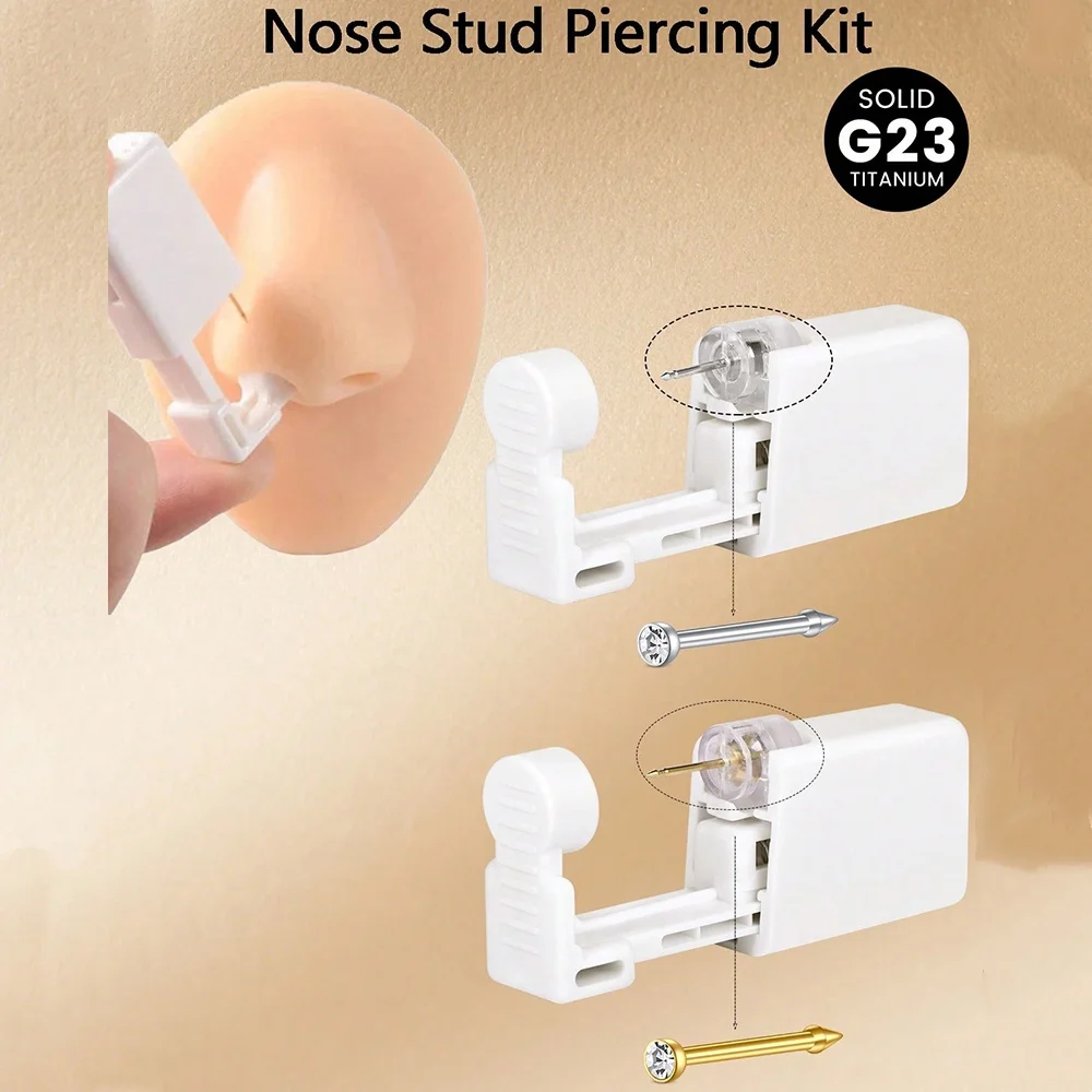 1PC G23 Titanium Alloy Disposable Piercing For Nose Studs,Piercing Gun Piercer Tool Body Piercing Jewelry, Nose Piercing Kit
1PC G23 Titanium Alloy Disposable Piercing For Nose Studs,Piercing Gun Piercer Tool Body Piercing Jewelry, Nose Piercing Kit