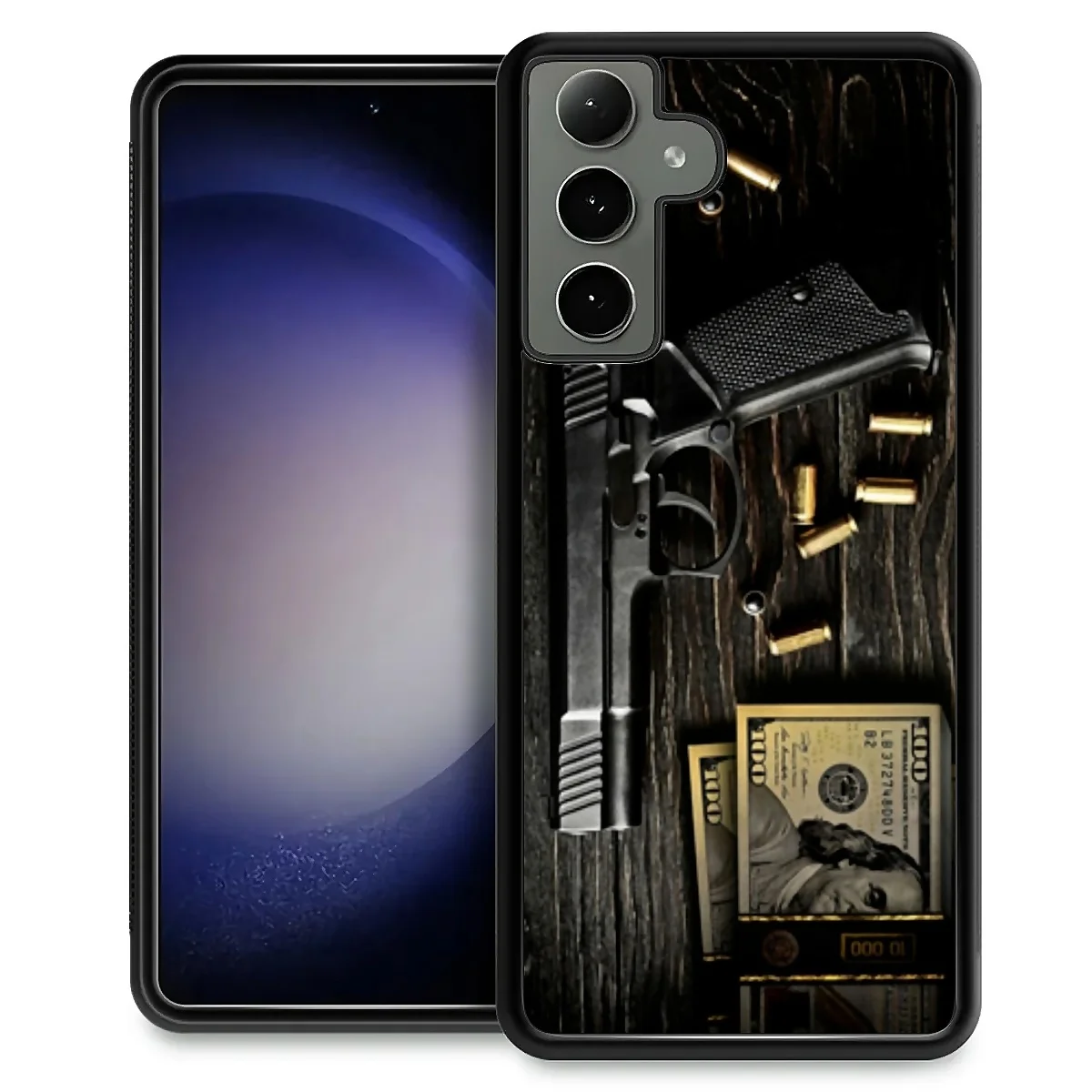 New drop resistant Samsung phone case for Galaxy S20FE S21Plus S22 S23+ S24 S25Ultra. Wireless charging, pistol design
New drop resistant Samsung phone case for Galaxy S20FE S21Plus S22 S23+ S24 S25Ultra. Wireless charging, pistol design