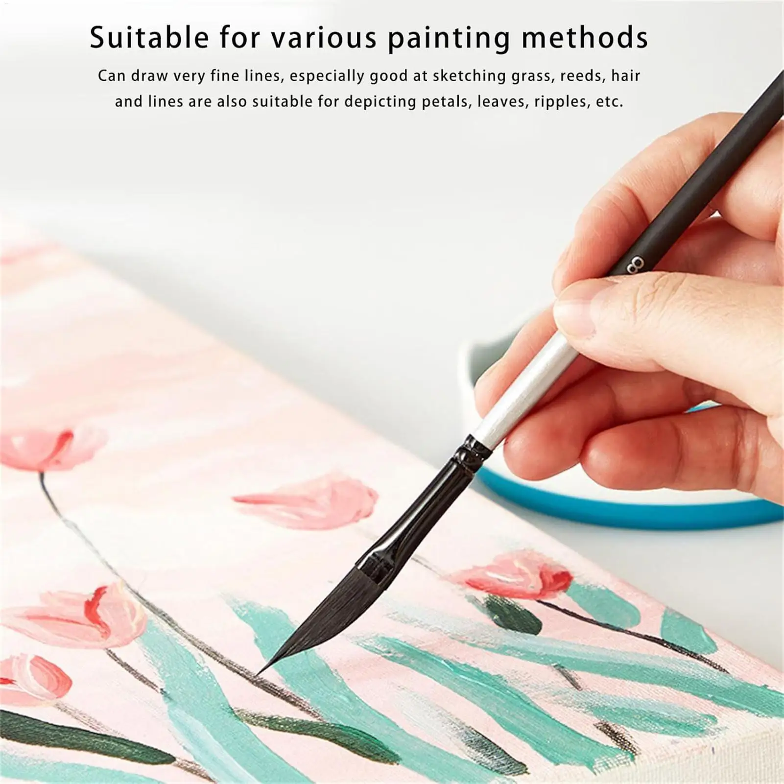 Paint Brush Set 4-Pieces Fine-Pointed Drawing Art Tool Artist Paintbrushes For Acrylic For Oil Watercolor Canvases Rock Body
Paint Brush Set 4-Pieces Fine-Pointed Drawing Art Tool Artist Paintbrushes For Acrylic For Oil Watercolor Canvases Rock Body